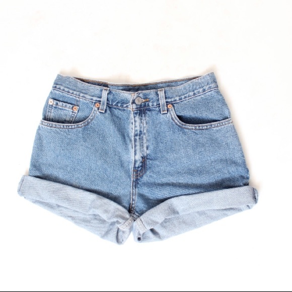 Vintage High Waisted Levi Shorts - Picture 2 of 2
